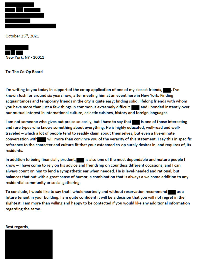 What To Include In A Personal Reference Letter What To Include In A Personal Reference Letter